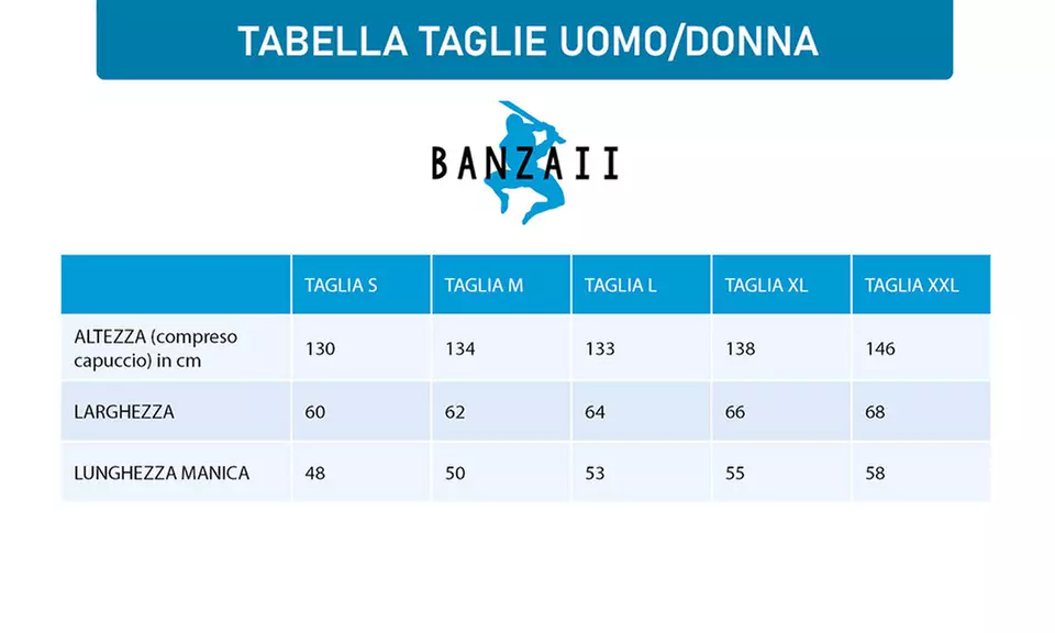 Accappatoio in spugna 100% cotone con trattamento a super assorbente