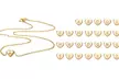 Initial Heart Pendant Necklace Letter Heart Choker Necklace - Second Medium
