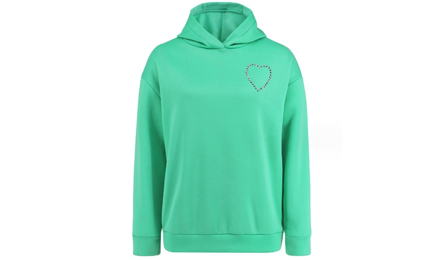 Image 10: Women's Hoodie with Cut-Out Heart