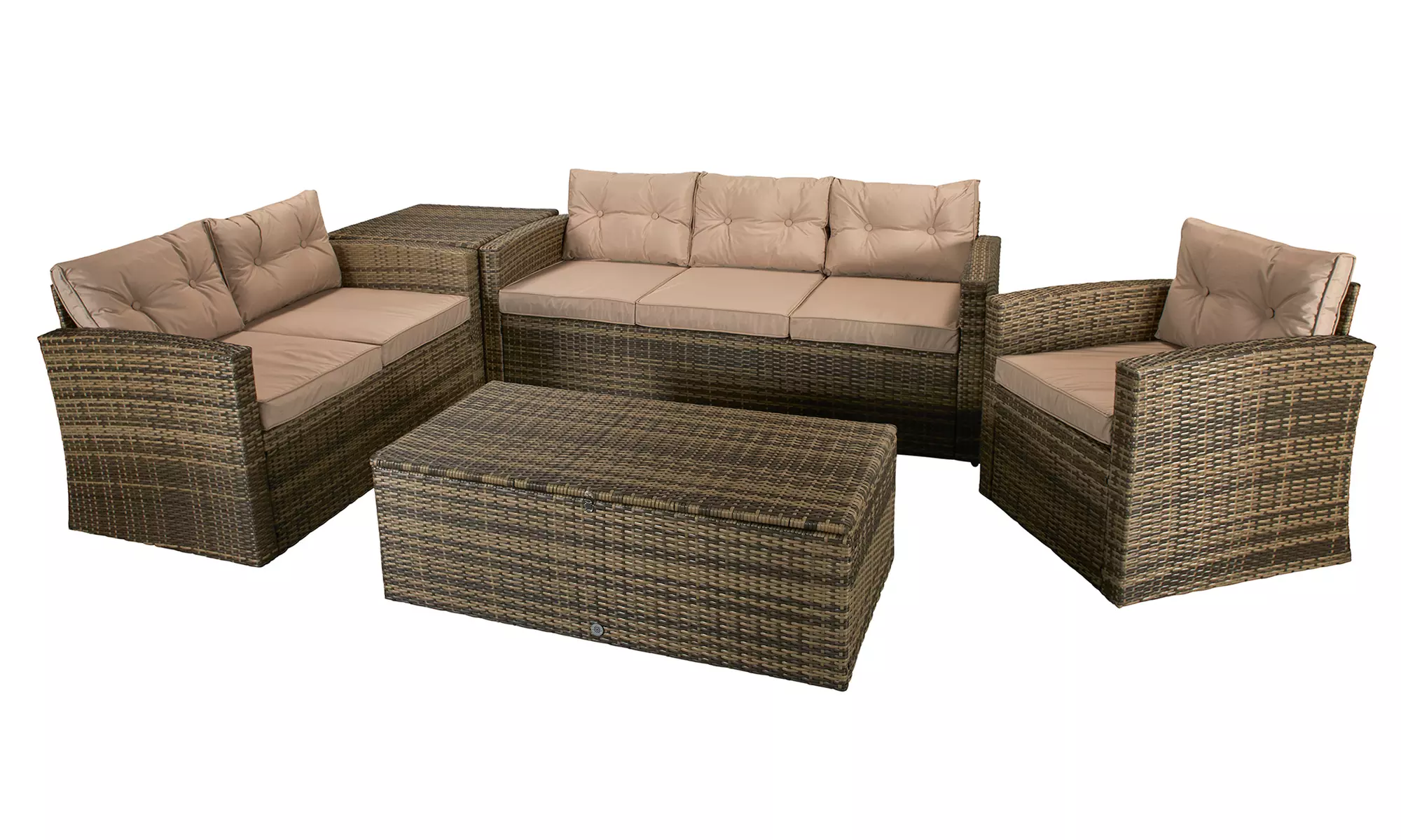 Signature Weave Houston Outdoor Sofa Set with Coffee Table