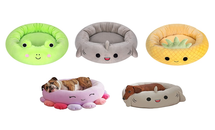 Image 1: Round-Shaped Pet Bed