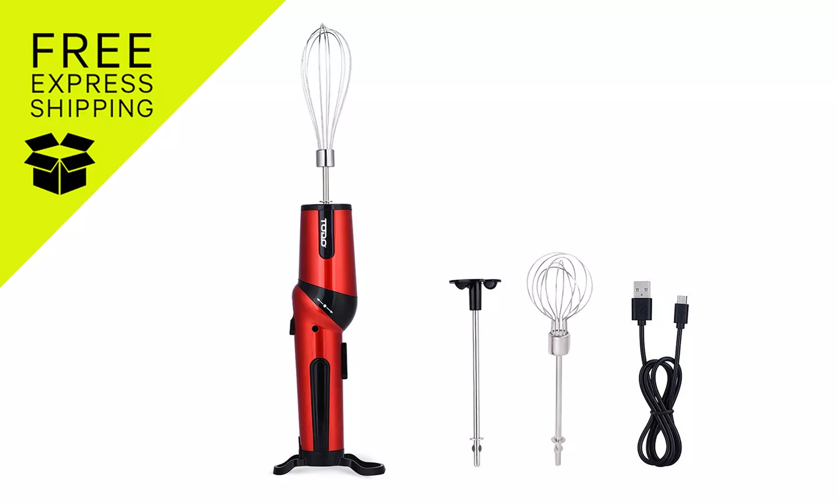 TODO Cordless Rechargeable Hand Mixer Blender - HS-3805A by Panatech Local ( Up to 17% Off ) - Primary Image