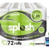 Image 1: 72 Splesh Rolls, Domestos Foam Spray 450ml and CIF Bath 700ml Bundle