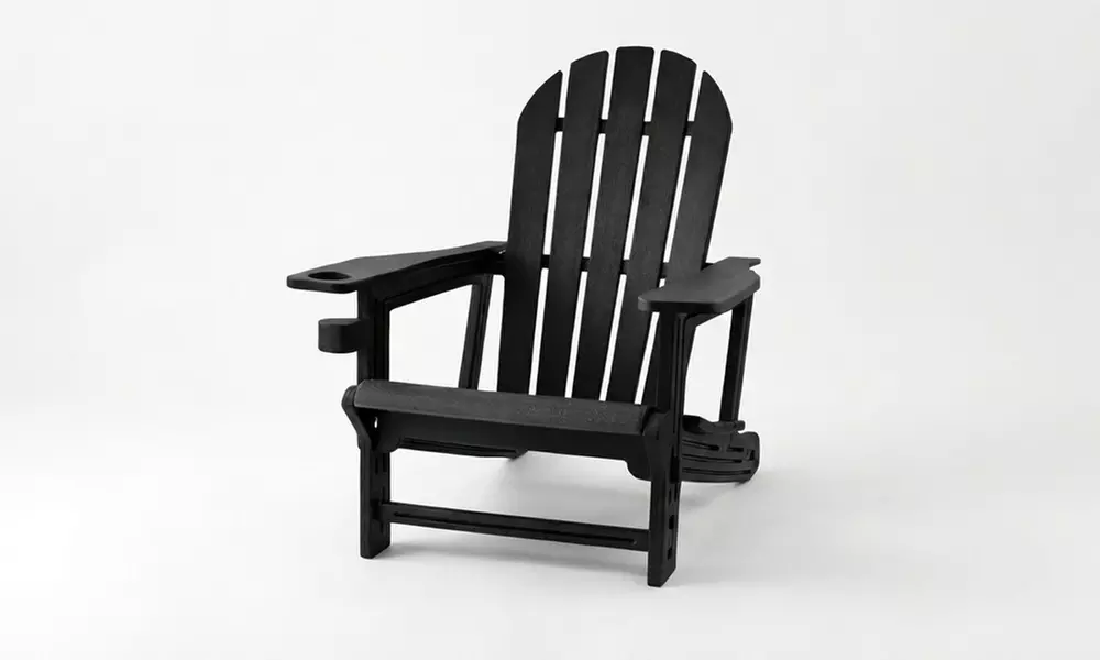 One or Two Adirondack Garden Lounge Chairs with Drinks Holder