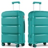 Image 16: KONO 20-inch Colourful PP Hard Shell Suitcase Hand Luggage with Lock
