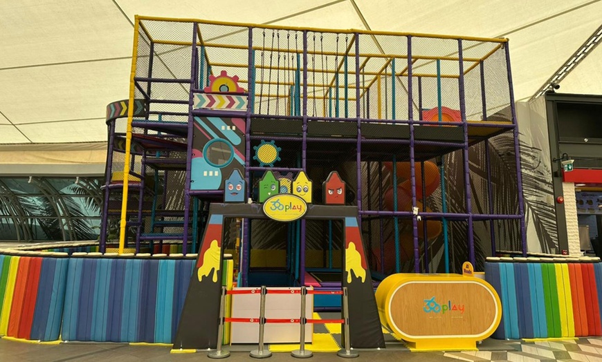 Image 1: Marina Mall AD: Ninja Trampo | Building Block- 90-Min Super Saver Pass