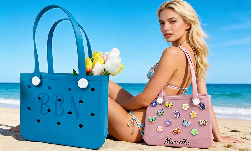 Image 11: Custom Beach Bags from Justyling - Perfect Gift (Up to 82% Off)