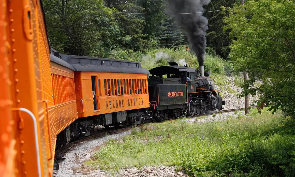 Steam Engine Train Ride for Two or Four