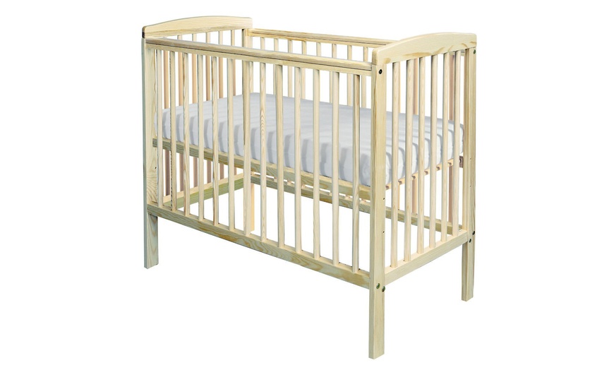 Image 3: Compact Cot and Mattress