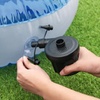 Image 1: 2-in-1 Electric Air Pump - Portable, Quick Fill Inflator/Deflator with 3 Nozzles 