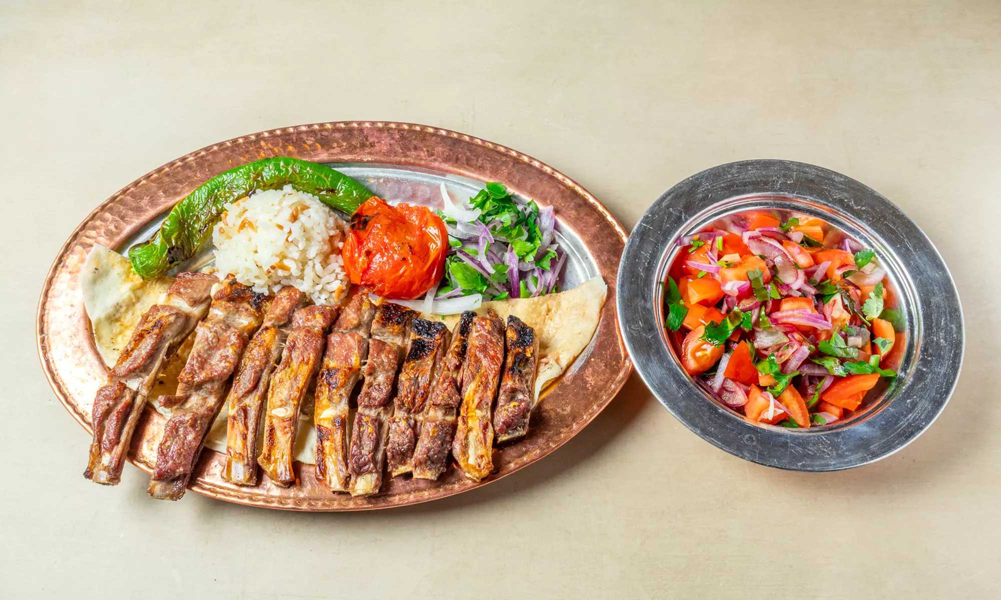 Authentisches türkisches 3-Gänge-Tagesmenü nach Wahl für 1-4 Personen