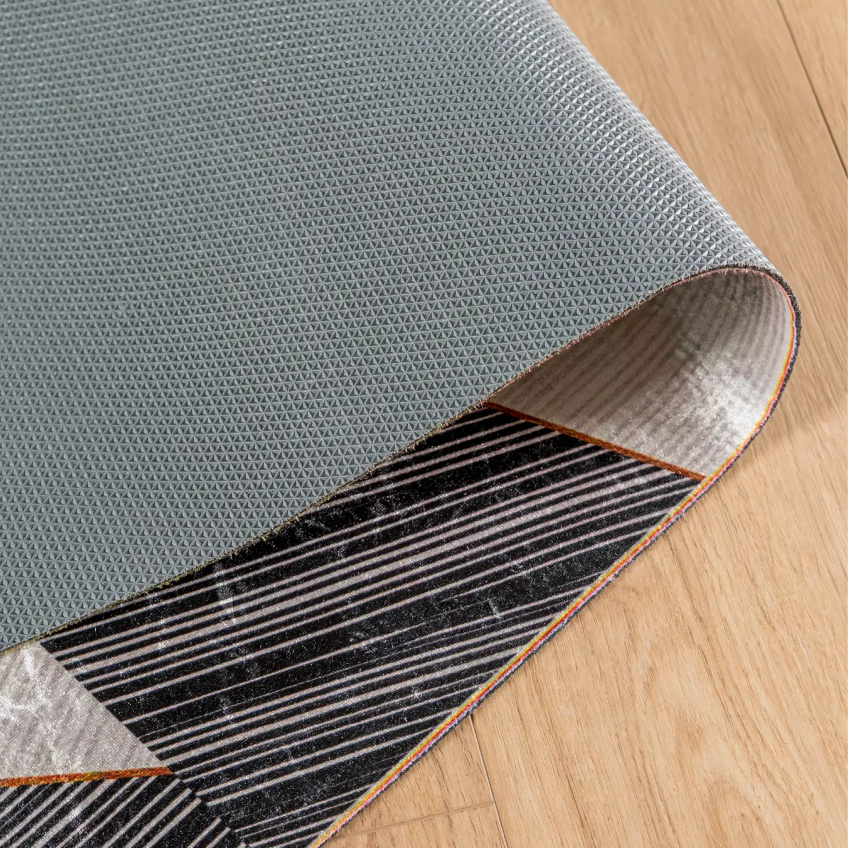 Alfombra larga con tacto de terciopelo