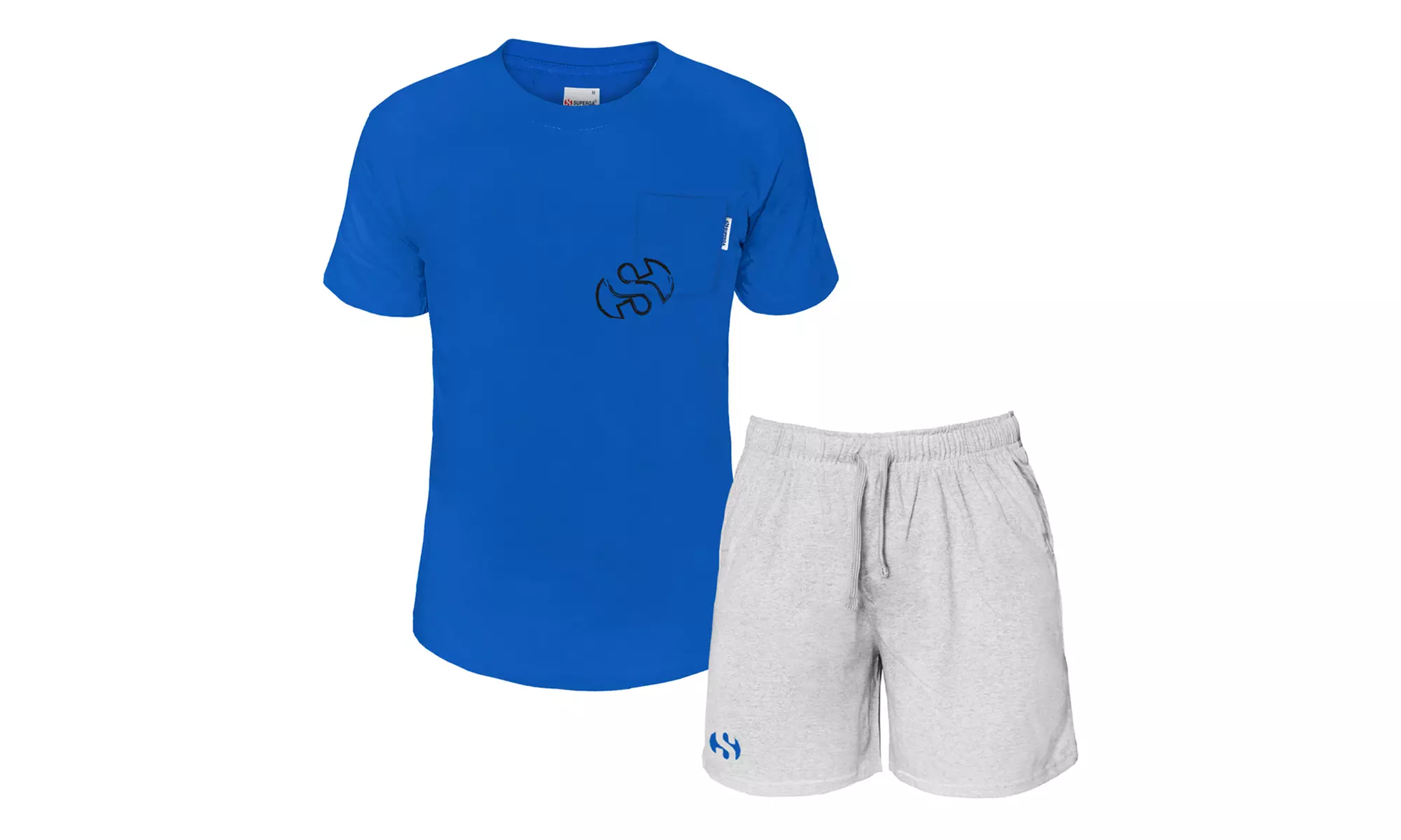 Completo uomo a maniche corte Superga