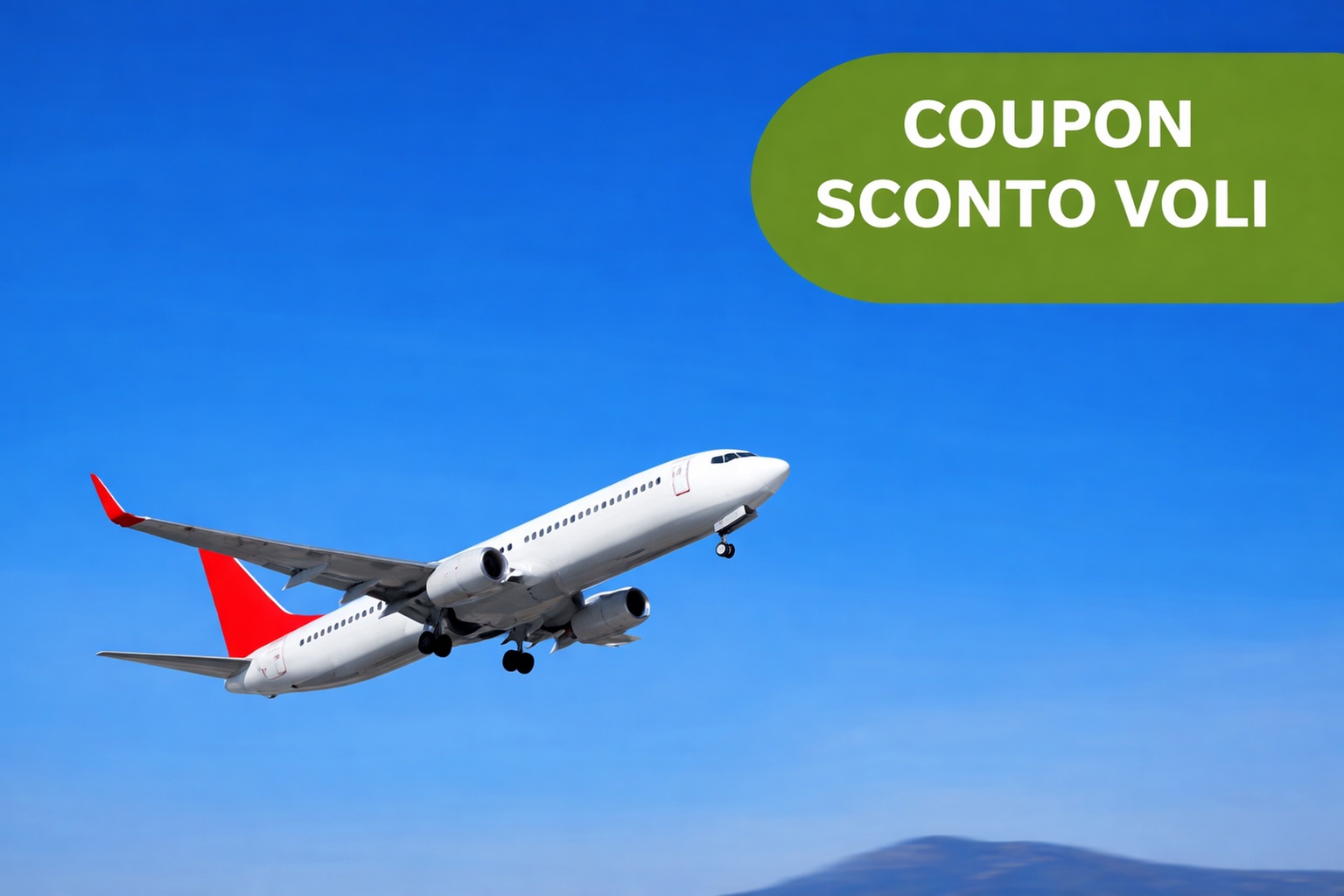 Buono 50,100 o 150€ per acquisto voli da tutti gli aeroporti italiani