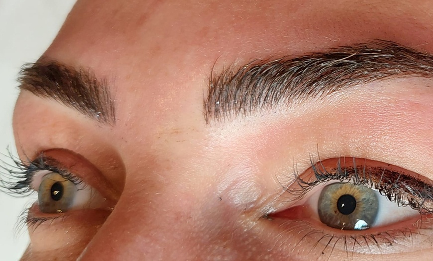 Image 2: Eyebrow Cosmetic Tattoo: 3D Feather Touch or Ombre Powder Brows