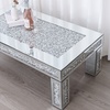 Image 2: Tiffany Diamond Crystal Mirrored Coffee Table