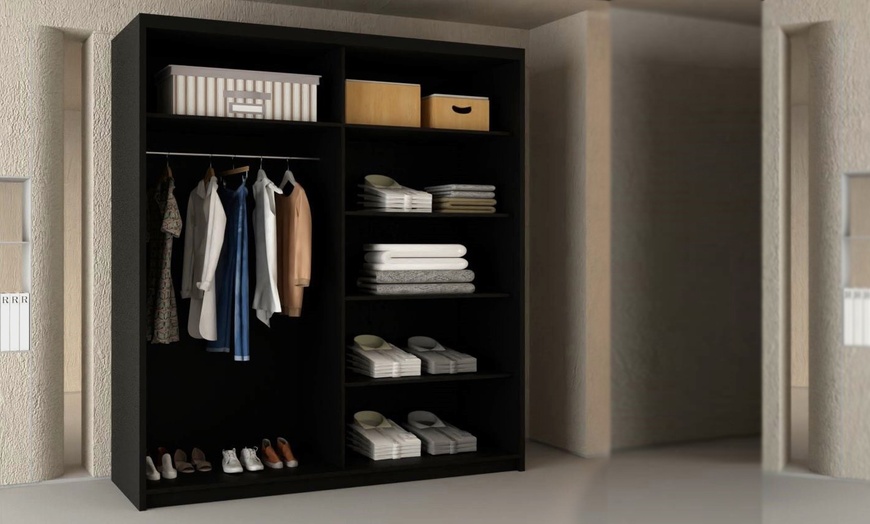 Image 2: Slidingwardrobe4u Sliding Door Wardrobe with Mirror