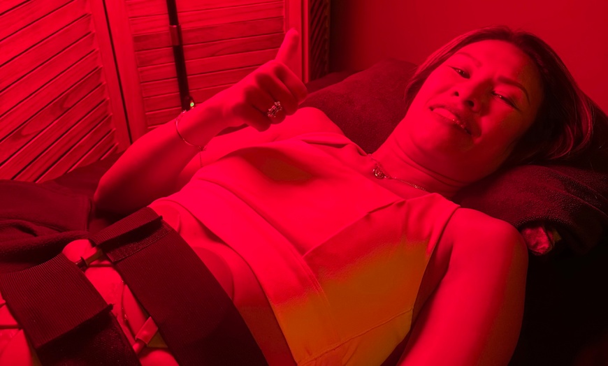Image 1: 1, 3 or 6 Sessions of One Hour Cavitation w/ Red Light Therapy & More