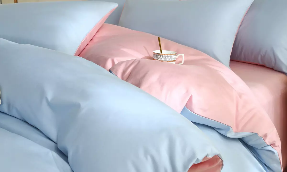 Reversible Pure Cotton Pillowcase Pair