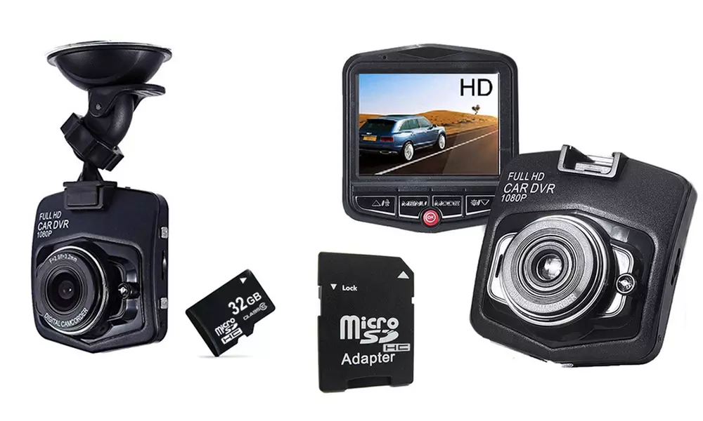 Full HD 1080p Car DVR Dash Accident Camera with Night Vision from £14.99 (Up to 75% Off) - Primary Image