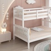 Image 1: Kids' Solid Pine Wooden Bunk Bed
