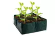 Raised Garden Planters Fabric Beds Grow Bags Planting Pots with 4 Divided Grids - Second Medium