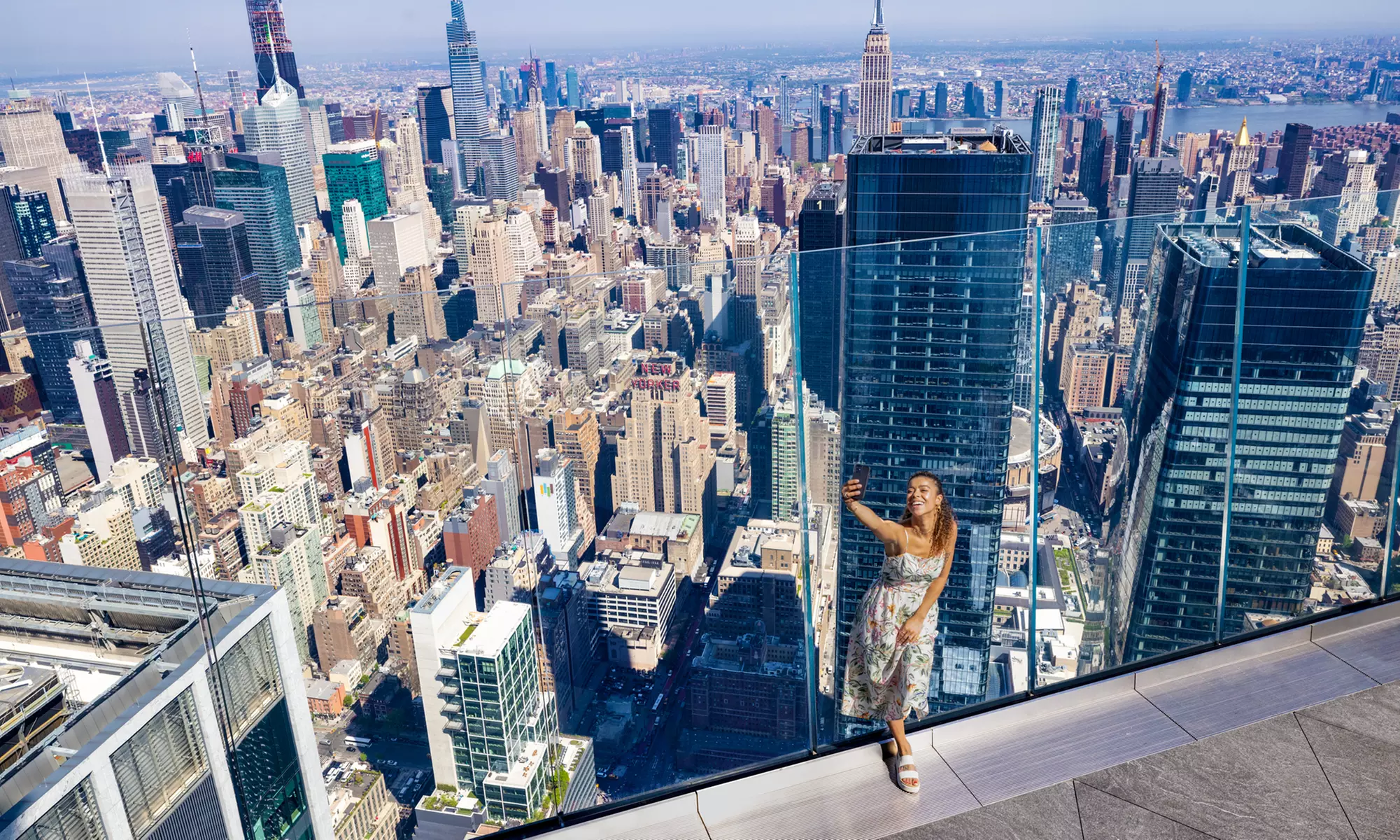 Sky-High 360° NYC Views w/ Edge Sunset VIP or Edge Champagne Admission