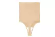 Women's High Waist Cincher Shapewear Slimmer Tummy Control Thong Panty - Second Medium