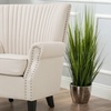 Image 2: Living And Home Elegant Tufted Upholstered Armchair