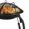 Image 3: Portable Outdoor Fire Pit and Grill