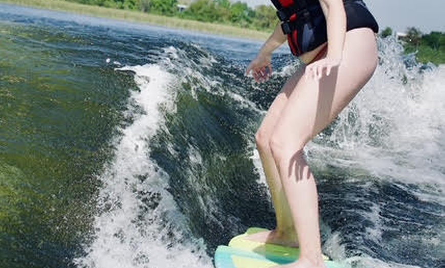 Image 5: Catch Waves with Exclusive Wakesurfing or Waterboarding Lessons