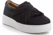 Catherine Catherine Malandrino Women's Drapie Twist Slip-On Denim Platform Sneakers - Second Medium