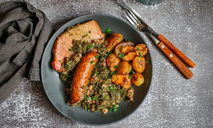 Für 1 Person: Klassisches Grünkohl-Menü mit Beilagen - Catering Kontor