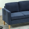 Image 6: HOMCOM Compact 2 Seater Sofas with Under Seat Storage