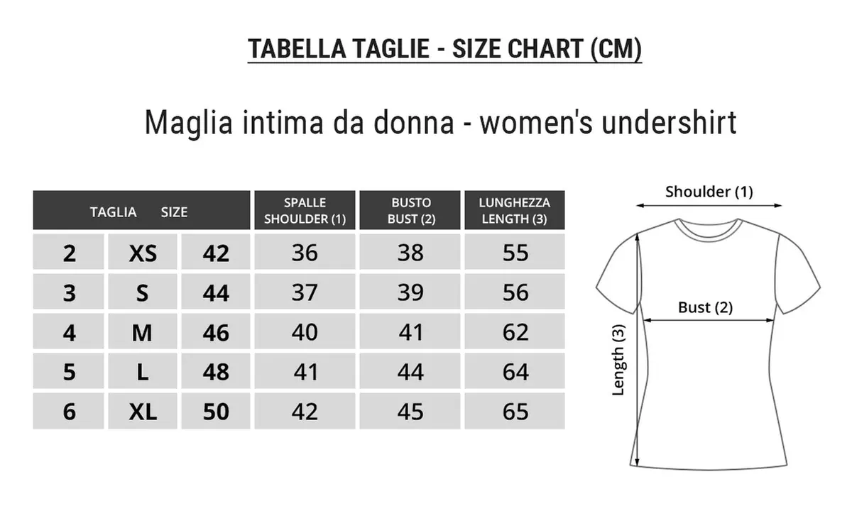 Canottiere e maglie intime uomo e donna Liabel