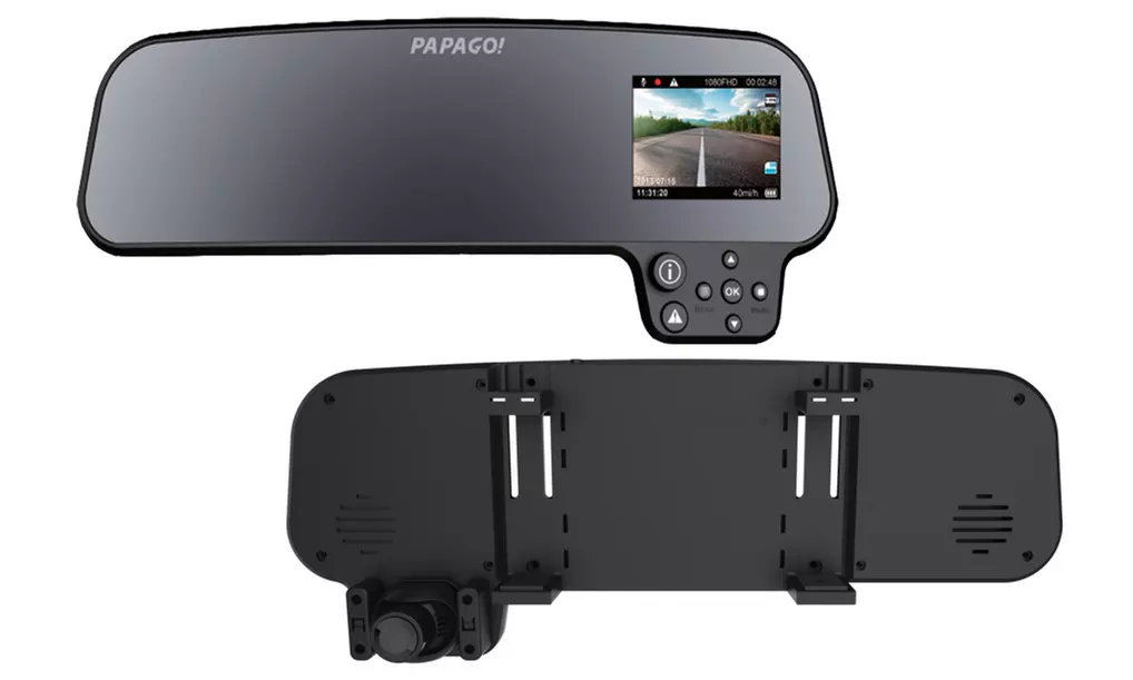 PAPAGO GoSafe 260 1080p Full HD Rearview-Mirror Dash Cam (Manufacturer Refurbished) - Primary Image