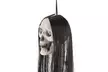 20" Halloween Hanging Ghost LED Glowing Eyes Halloween Prop Skull Scray Hair - Second Medium