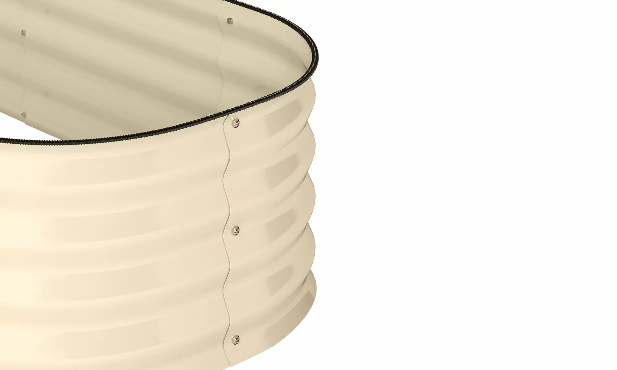 Outsunny Galvanised Steel Raised Garden Planter