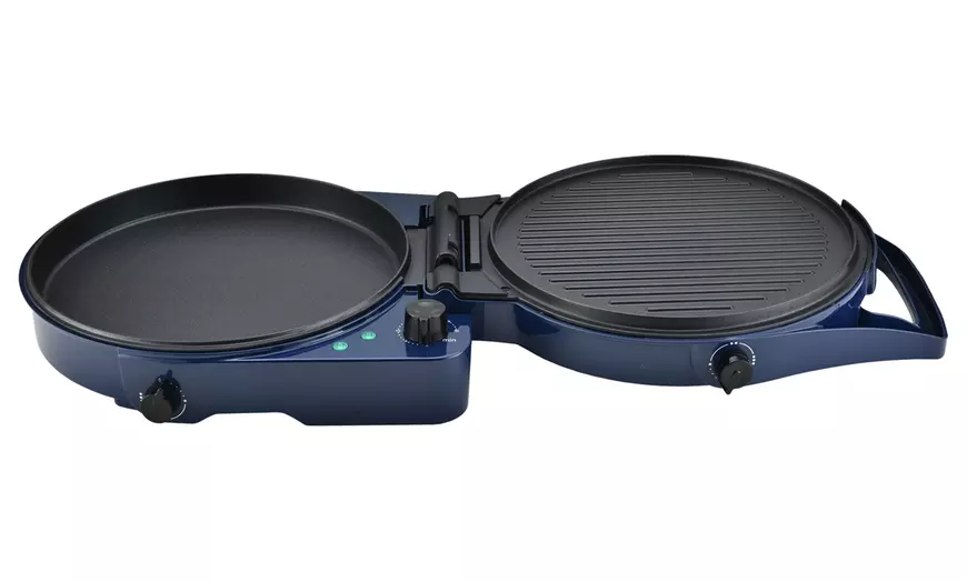 Image 4: TODO 1800W Electric Pizza Maker Pizza Oven Flat Grill