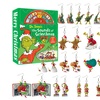 Image 8: 12 Days Grinch-Inspired Earring Advent Calendar