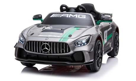 Voiture électrique Mercedes Benz GT4 pour enfants avec télécommande parentale