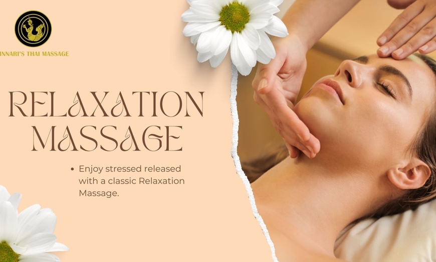 Image 1: 45-Minute Relaxation Massage for One or Two at Kinnaris Thai Massage