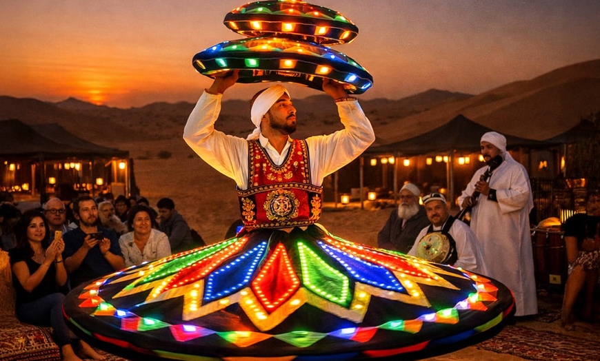 Image 7: Dive into Adventure: VIP Seating, 45-Min Dune Bashing & Falcon Photo