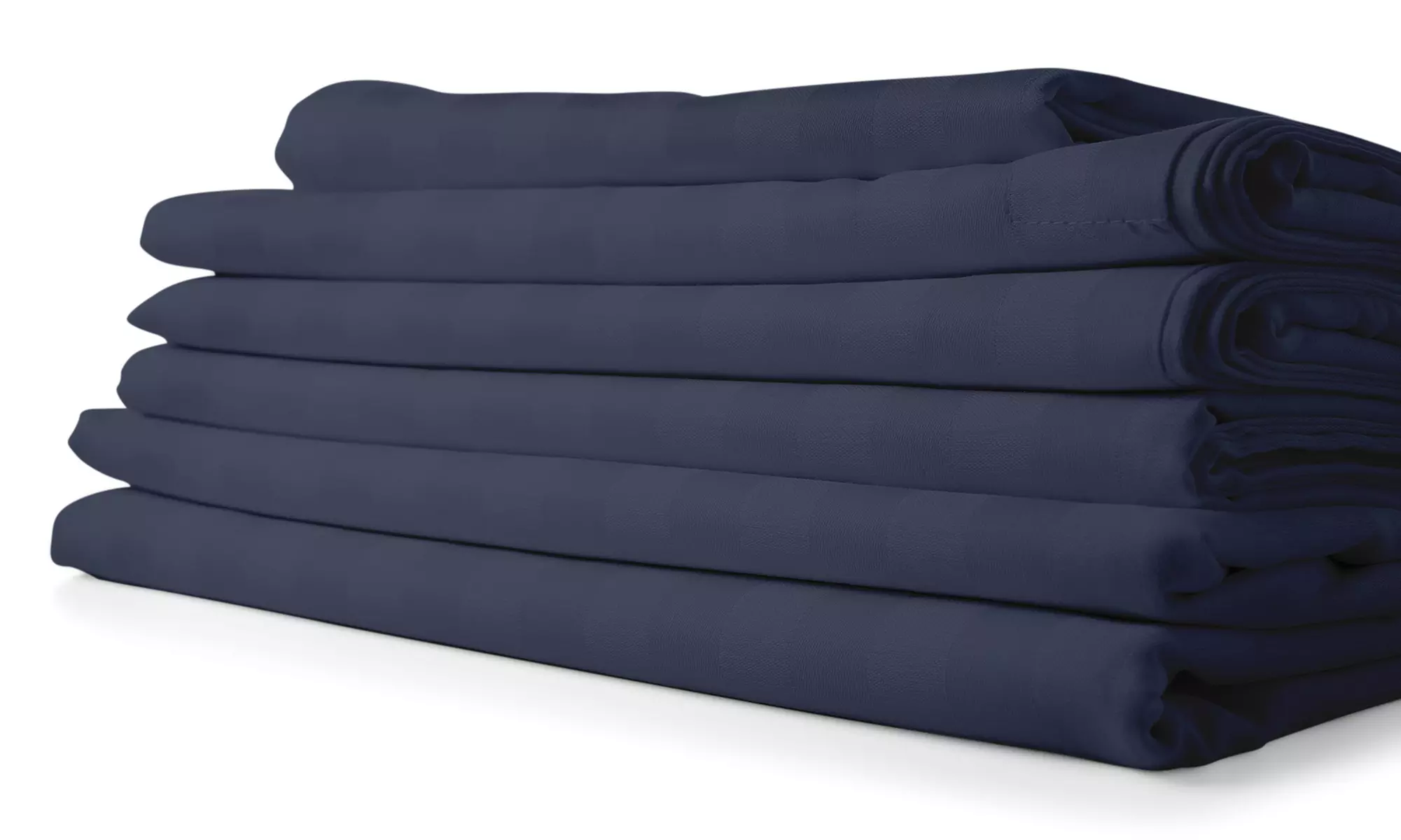 1800 Count Bamboo Feel Dobby Stripe Sheet Set Deep Pockets 4 Piece Set