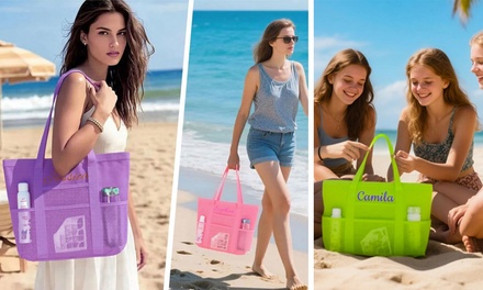 1x Individuell bestickte Umhängetasche aus Mesh oder in Häkeloptik (zzgl. Versandkosten) - Justyling