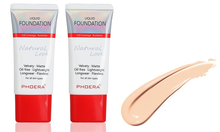 Image 30: Phoera Velvety Matte Lightweight Liquid Foundation