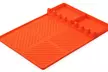 3 in 1 Large Silicone Spatula Mat with Drip Pad for Kitchen Countertop Grill BBQ - Second Medium