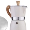 Image 2: 150ml Stovetop Espresso Moka Pot with 13cm Induction Hob Adapter Plate
