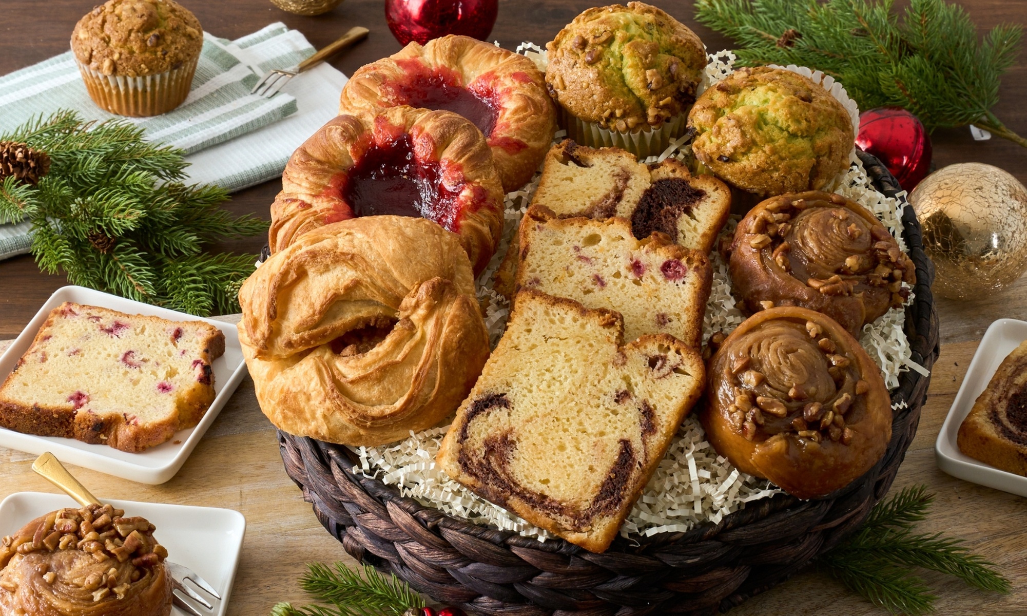 Gourmet Breakfast Baskets & Baked Goods: Perfect for Brunch & Holidays