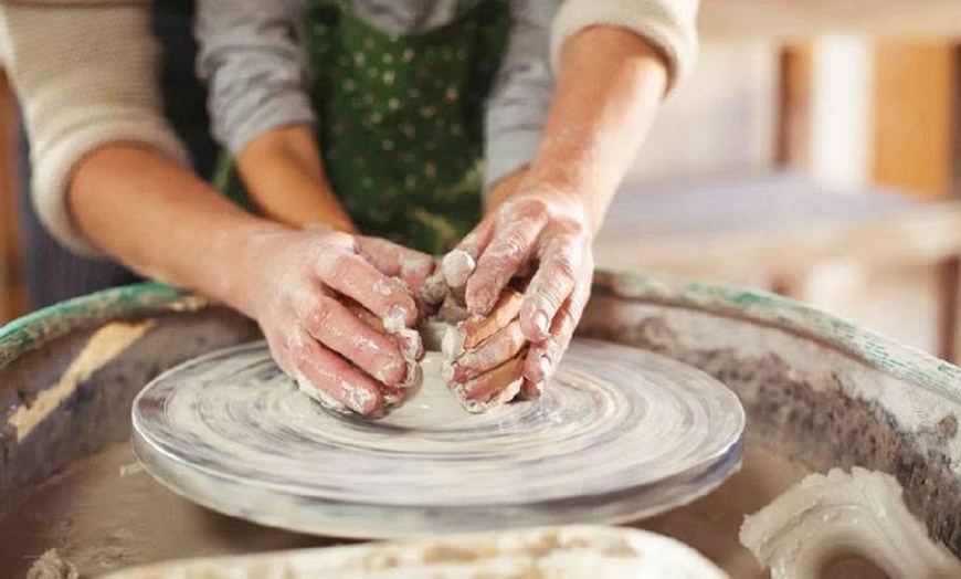 Image 1: Pottery Class with One Take-Home Piece for One or Two Each